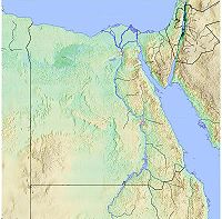 Location of سقارة