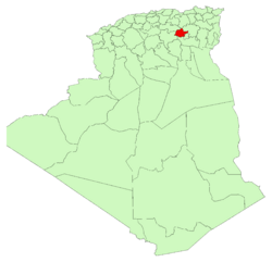 خريطة ولاية بريكة.
