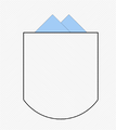 Patch pocket with pocket square