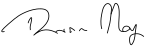 تريزا ماي's signature