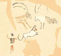 Nekhen tomb image: presumed hunting