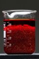 Crystallization of chromium trioxide from the reaction.