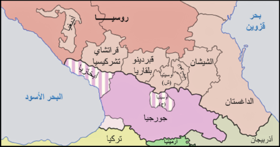 خارطة شمال القفقاس