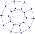 Dodecahedron n=20, m=30