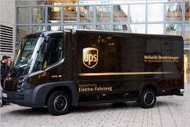 Modec electric-powered van in Germany