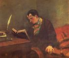 Portrait of Charles Baudelaire, 1848-1849