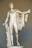 After Leochares Apollo Belvedere Museo Pio-Clementino