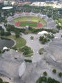 Zeltdach über dem Olympiapark und Stadion, München (1972)