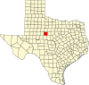 State map highlighting Taylor County