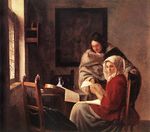 Girl Interrupted at her Music (1660-1661)