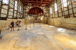 Villa del Casale's basilica with marble panels