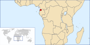 Location of غينيا الإستوائية