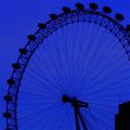 The London Eye at dusk
