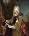 پورتريه لضابط، زيت على كنڤاه، رسم نيكولا ده لارجيليير، 1714-15، معرض الفن في نيو ساوث ويلز.