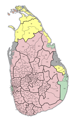 Wahlbezirkskarte Parlament Sri Lanka 2020.svg