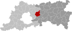 Kortenberg Flemish-Brabant Belgium Map.svg