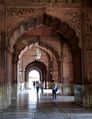 Inlay detail of the interior arches