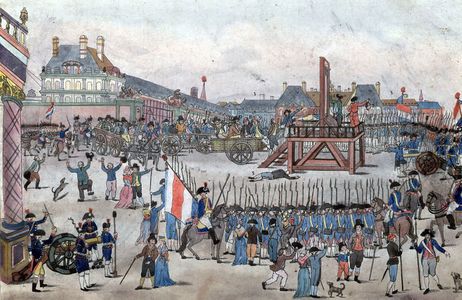 The execution of Robespierre (July 28, 1794)