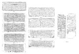 The Quilon Syrian copper plates (849/850 CE) is the available oldest inscription written in Old Malayalam.[48] Besides Old Malayalam, the copper plate also contains signatures in Arabic (Kufic script), Middle Persian (cursive Pahlavi script) and Judeo-Persian (standard square Hebrew) scripts.[49]