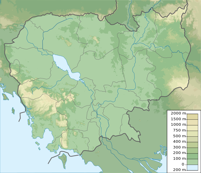 ملف:Cambodia physical map.svg