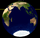 Lunar eclipse from moon-2039Jun06.png