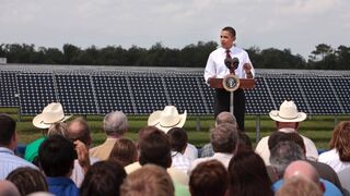 United States President Barack Obama at the DeSoto Next Generation Solar Energy Center