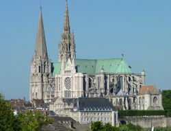Chartres Cathedral in late-May 2010