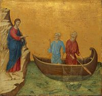 The Calling of the Apostles Peter and Andrew, (من الجلالة)، م. 1308-1311.