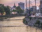 Miljacka River sunset.jpg