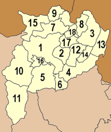 Map of Amphoe