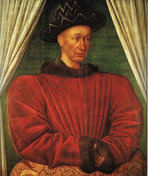 Charles VII by Jean Fouquet 1445 1450.jpg