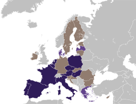 Map of Patriots for Europe, European Parliament Group representation