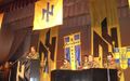 Andriy Biletsky addresses the Second Congress of the "Patriots of Ukraine", Kharkiv, April 12, 2008