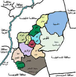 مركز ههيا بين مراكز محافظة الشرقية