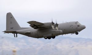 EC-130H 41st EWS taking off Davis-Monthan AFB (cropped).jpg