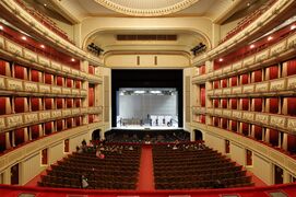 View from the auditorium to the stage