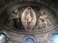 The Virgin and Child in Majesty and the Adoration of the Magi, Romanesque fresco, Spain, c. 1100