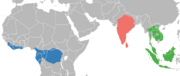 Map of range