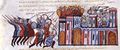 The Arabs attack the city of Edessa (Fol. 205r top)