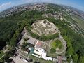 Aerial view of the Seat Fortress (June, 2015)