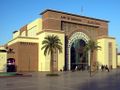 محطة السكك الحديدية.