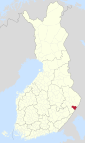 Tohmajärvi sijainti Suomi.svg