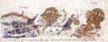 Byzantines under Krateros defeat the Cretan Saracens (Fol. 40v top)