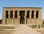 Ancient temple with several columns