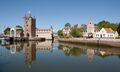 41012 Zuidhavenpoort zierikzee Met Noordhavenpoort.jpg