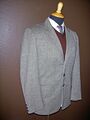 Grey Donegal tweed sportcoat