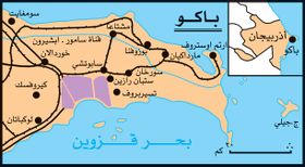 خريطة باكو