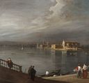 San Cristoforo, San Michele, and Murano from the Fondamenta Nuove, Venice (1722).jpg