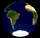 Lunar eclipse from moon-2057Jun17.png