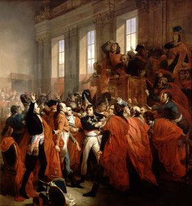 Bonaparte confronts the deputies of the Council of Five Hundred (November 10, 1799)